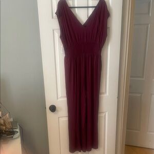 Old Navy Burgundy Jumpsuit nwt large tall